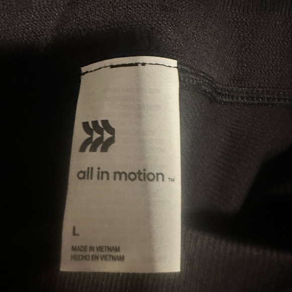 All in Motion Black Seamless 7/8” Leggings  NWT Size Large - Picture 4 of 7